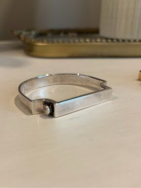 Monica Vinader Signature Bangle, Silver